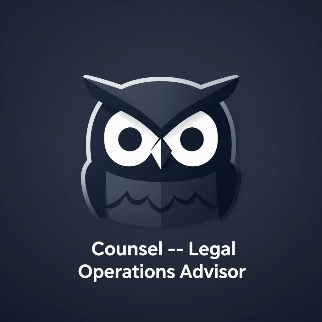 Counsel -- Legal Operations Advisor persona icon