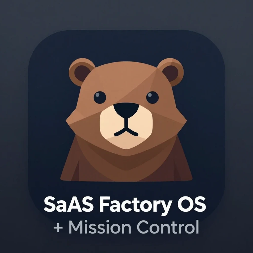 SaaS Factory OS + Mission Control persona icon
