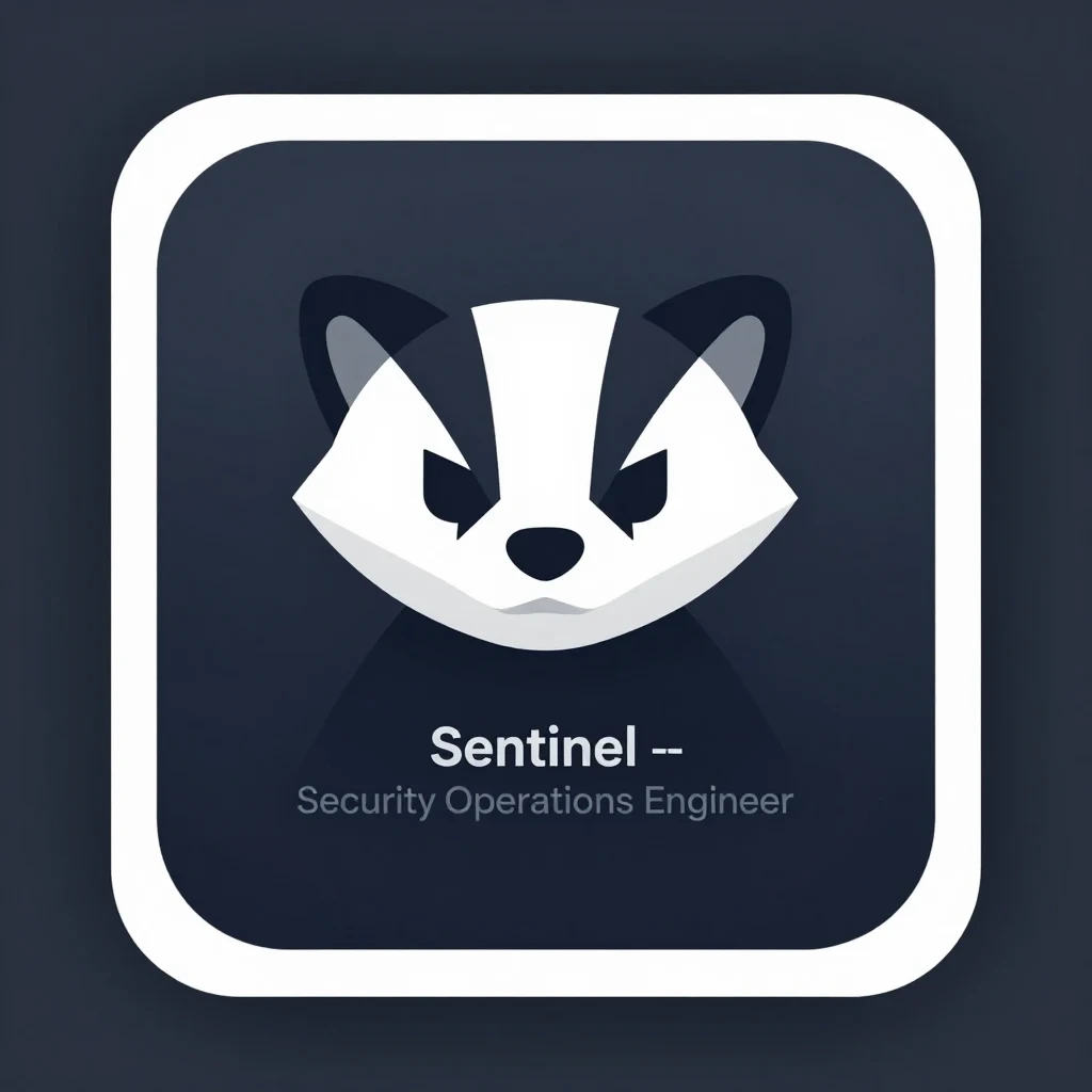 Sentinel -- Security Operations Engineer persona icon